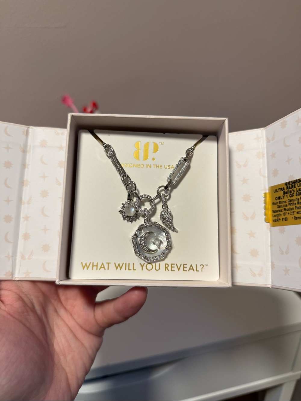 Bomb Party. Halo collection necklace